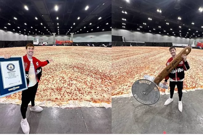 Pizza Hut breaks Guinness World Record by making world's largest pizza