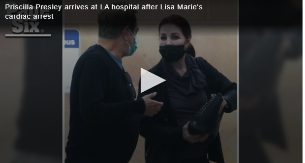Priscilla Presley arrives at LA hospital after Lisa Marie’s cardiac arrest