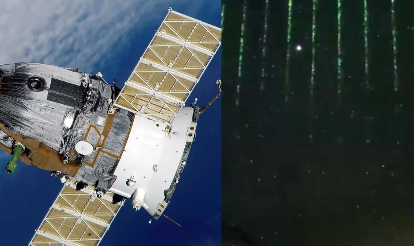 The curious green laser effect that a Chinese satellite generated in the sky over Hawaii