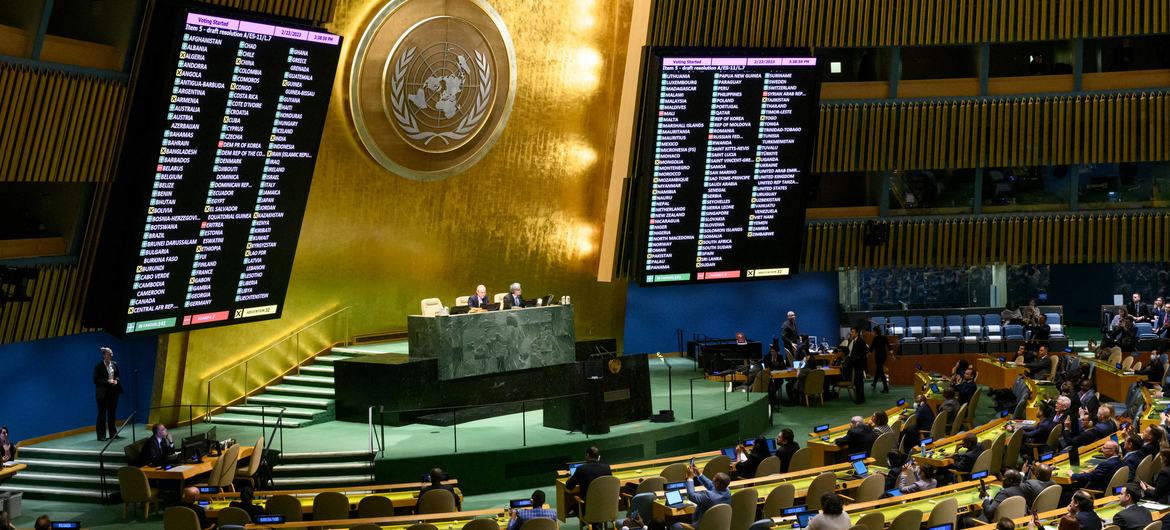 UN General Assembly calls for immediate end to war in Ukraine